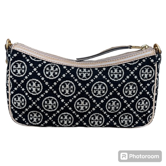 Tory Burch T Monogram Chenille Studio Shoulder Bag - Picture 6 of 16